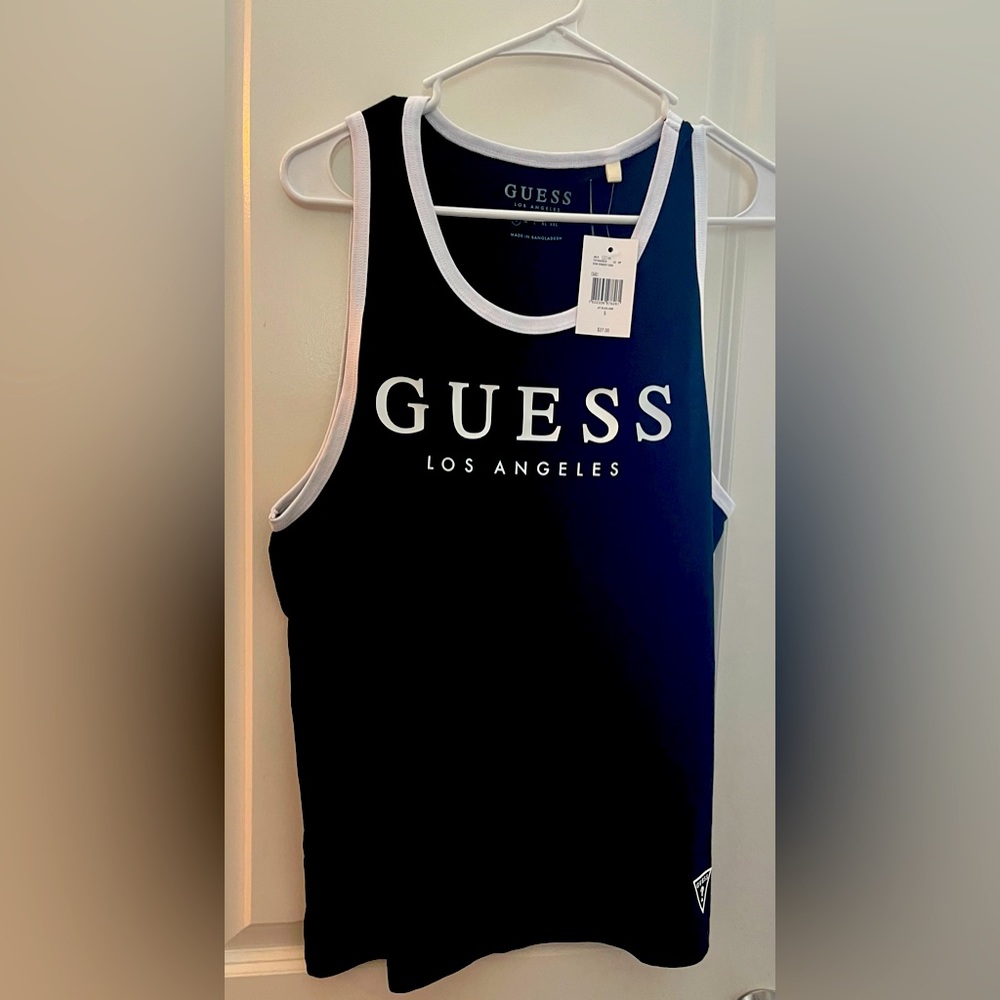 GUESS ladies tank 🔝🖤🤍